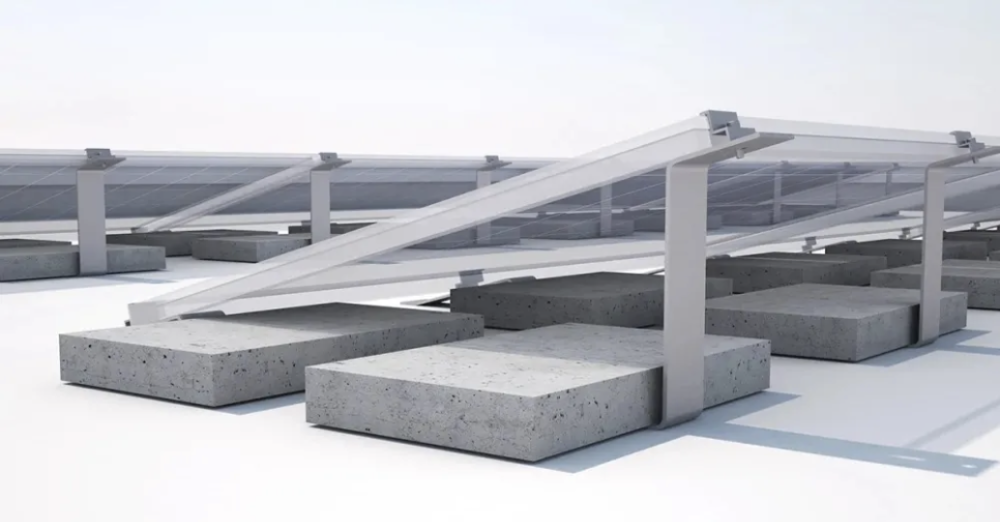 Profile für Flachdachmontage 23/10°